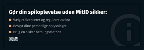 Casino uden MitID .